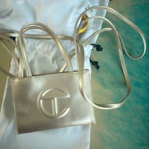 Small gold Telfar
